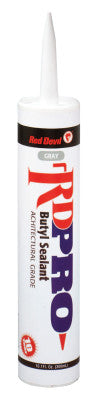 RD PRO Butyl Architectural Grade Sealants, 10.1 oz Cartridge, Gray