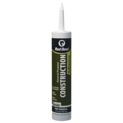 Multi Purpose Construction Adhesive, 9 oz, Cartridge, Off-White