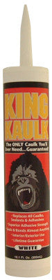 King Kaulk Multi-Purpose Sealants, 9.8 oz Cartridge, White