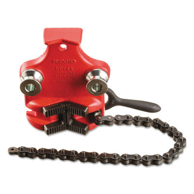 Bottom Screw Bench Chain Vises, 1/8 in - 4 in Pipe Cap