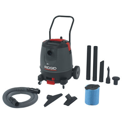 Motor-On-Bottom Wet/Dry Vac Model 1650RV, 16 gal, 6.5 hp