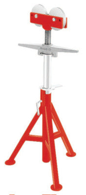 RJ-98 Roller Head Low Pipe Stand, 24 in to 42 in High