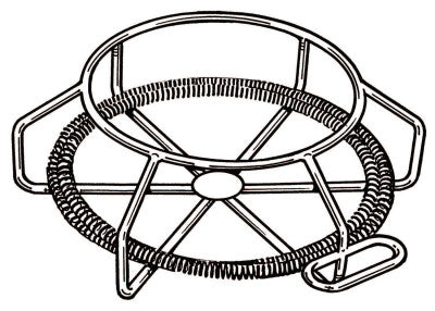 Drain Cleaner Cable Carrier, Holds 75 Feet of 7/8 in Cable, C-10