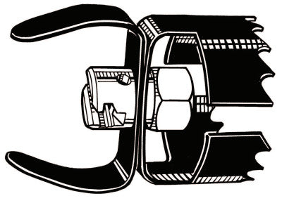 Drain Cleaner Tools, Sawtooth Cutter, 2 1/2 in, T-13