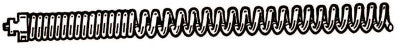 Drain Cleaner Cable, 5/8 in x 7 1/2 ft All Purpose Wind