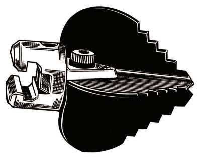 Drain Cleaner Tools, Four-Blade Cutter, 1 in, T-213