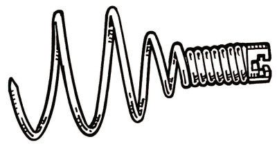 Drain Cleaner Tools, Hook Auger, T-7