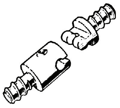 Drain Cleaner Accessories, 5/8 in Male Coupling, A6582
