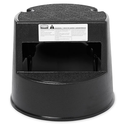13"HX16"DIA STEP STOOL BLACK