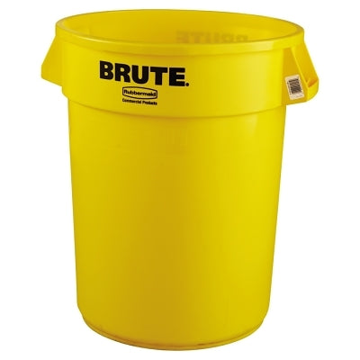 32GAL W/O LID BRUTE CONTAINER TRASH CAN YELLOW