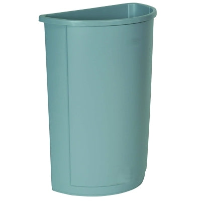 21GAL WASTE RECEPTACLE GRAY HALF ROUND