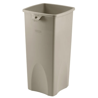 BEIGE 23 GAL SQUARE RIGID LINER