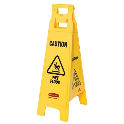 FLOOR SIGN W/CAUTION WETFLOOR IMPRINT4-SI