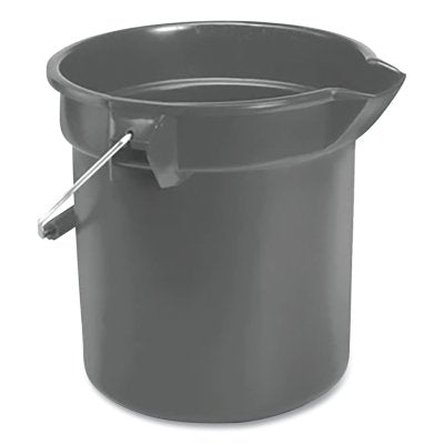 10QT ROUND BRUTE BUCKETGRAY