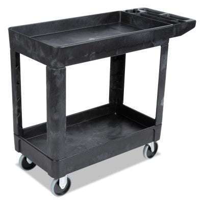 Heavy-Duty Utility Carts, 500 lb, 39 x 17.88 x 33.25, Black