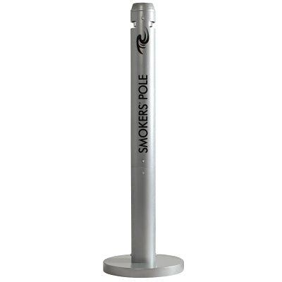 SMOKERS' POLE SILVER METALLIC