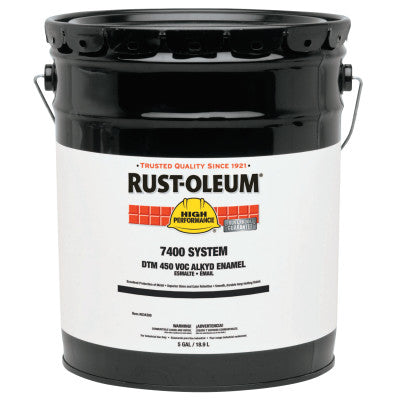 High Performance 7400 System DTM Alkyd Enamels, 1 Gallon Can, Flat White