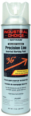 M1600/M1800 Precision-Line Inverted Marking Paint, 16 oz, Silver