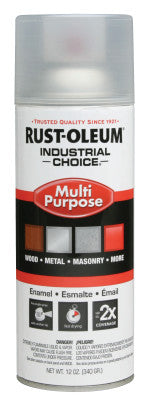 Industrial Choice 1600 System Enamel Aerosols, 12 oz, Crystal Clear, High-Gloss