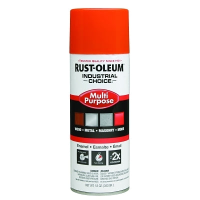 SAFETY ORANGE IND. CHOICE PAINT 12OZ. FIL.WT