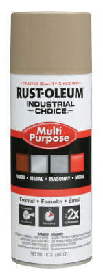 Industrial Choice 1600 System Enamel Aerosols, 12 oz, Beige, High-Gloss