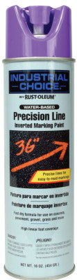M1600/M1800 Precision-Line Inverted Marking Paint,17oz, Fluorescent Purple, W/B