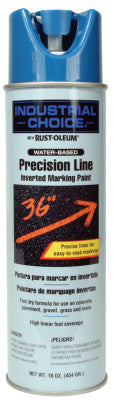 M1600/M1800 Precision-Line Inverted Marking Paint,17oz,Fluorescent Blue