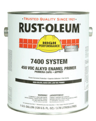 High Performance 7400 System Rust Inhibitive Primers, Light Gray, Flat