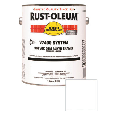 High Performance V7400 System DTM Alkyd Enamel, 1 Gal, Clear, High-Gloss