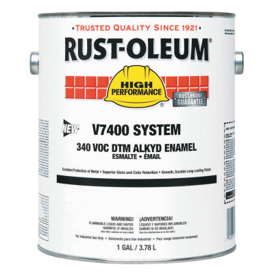 High Performance V7400 System DTM Alkyd Enamel, 1 Gal, Dunes Tan, High-Gloss