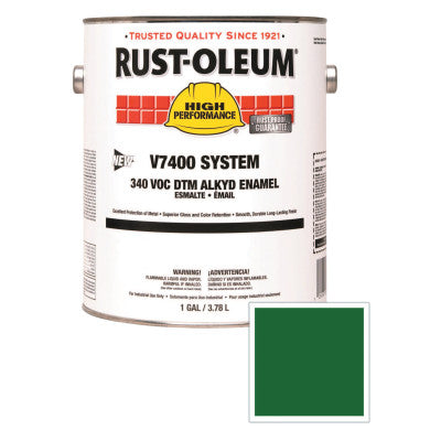 High Performance V7400 System DTM Alkyd Enamel,1 Gal,John Deere Green,High-Gloss