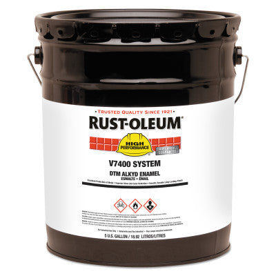 High Performance V7400 System DTM Alkyd Enamel, 1 Gal, White, High Gloss