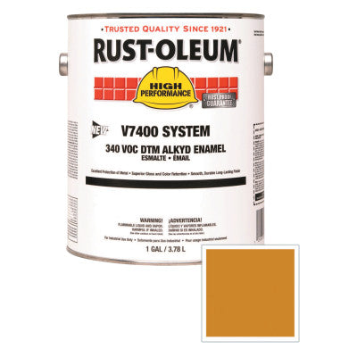 High Performance V7400 System DTM Alkyd Enamel, 1 Gal, New Ctrpllr Yellow, HG