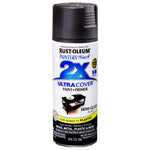 Painter's Touch 2X Ultra Cover Ultra Cover Semi-Gloss Spray Paints, 12 oz, Black