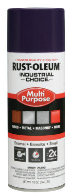 Industrial Choice 1600 System Enamel Aerosols, Purple, Gloss