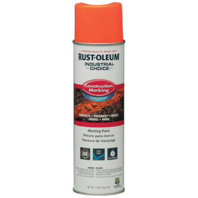 Industrial Choice M1400 Construction Marking Paint, 15oz Aerosol, HiViz Yellow