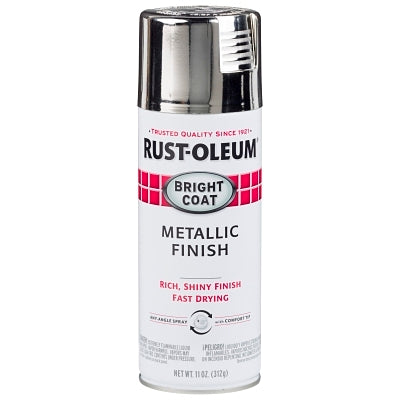 CHROME METALLIC BRIGHT COAT PAINT 11OZ. F.WT