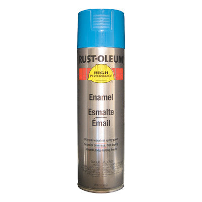 High Performance V2100 System Enamel Aerosols, 15 oz Aerosol, Safety Blue, Gloss
