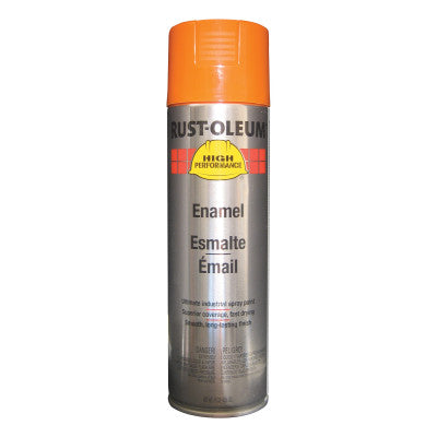 High Performance V2100 System Enamel Aerosols,15oz Aerosol, Safety Orange, Gloss