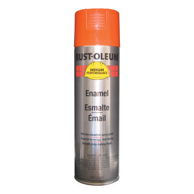 High Performance V2100 System Enamel Aerosols, 15 oz, Equipment Orange, Gloss