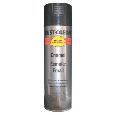 High Performance V2100 System Enamel Aerosols, 15 oz Aerosol Can, Black, Gloss