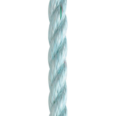 Ultra Blue 3-Strand Blend Rope, 4100 lb Cap., 600 ft, Polyester/Ultra Blue Fiber