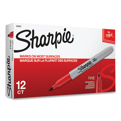 RED SHARPIE FINE POINTPERMANENT MARKER