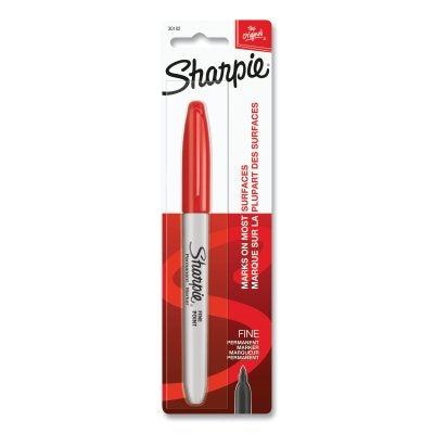 SHARPIE FINE RED CARDED1/CD
