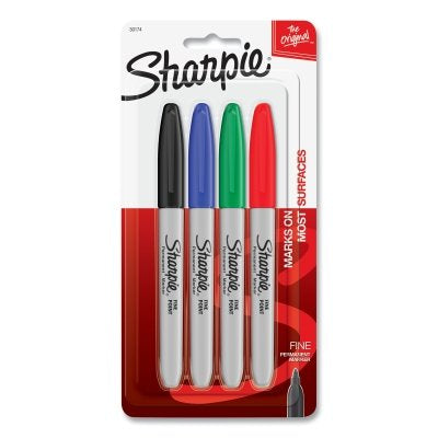 30174PP SHARPIE FINE ASSORTED 4/CD