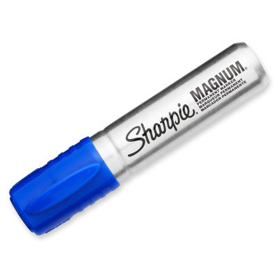 Magnum Permanent Markers, Chisel Tip, Blue