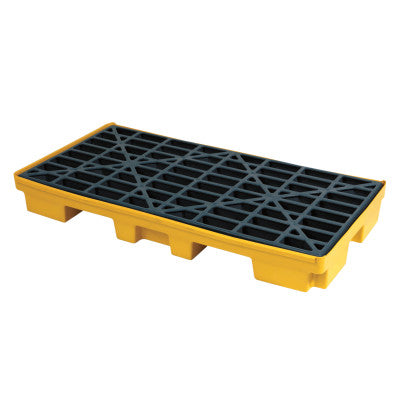 SPC Spill Containment Decks, Blue/Yellow, 2,500 lb, 21 gal, 52 in x 26 in