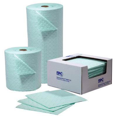 SPC Universal Plus Sorbents, Absorbs 39 gal, 17 1/4 in x 17 5/16 in