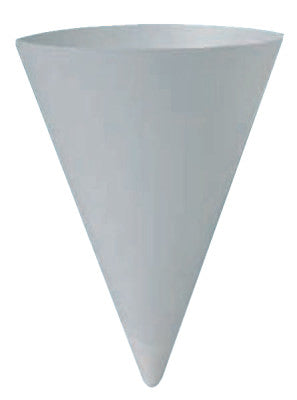 Paper Cone Water Cups, 4 oz, White