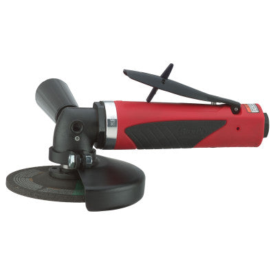 Right Angle Type 27 Wheel Grinders, 4 in, 12000 rpm, Lever Throttle